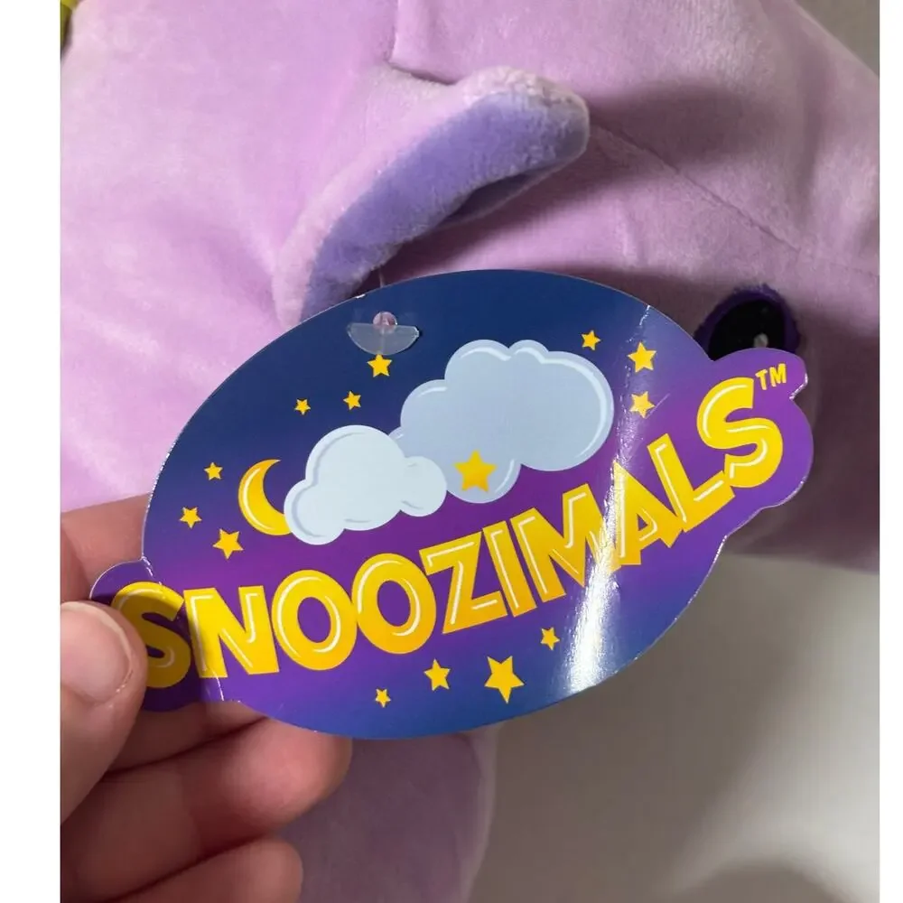 Snoozimals NWT Purple Unicorn Pillow Plush 20